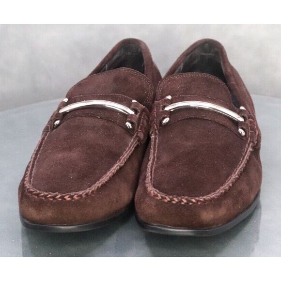 Stacy Adams $120 Men\'s Horsebit Loafers Slip Ons Casual Shoes Size 8 M Suede main image 10